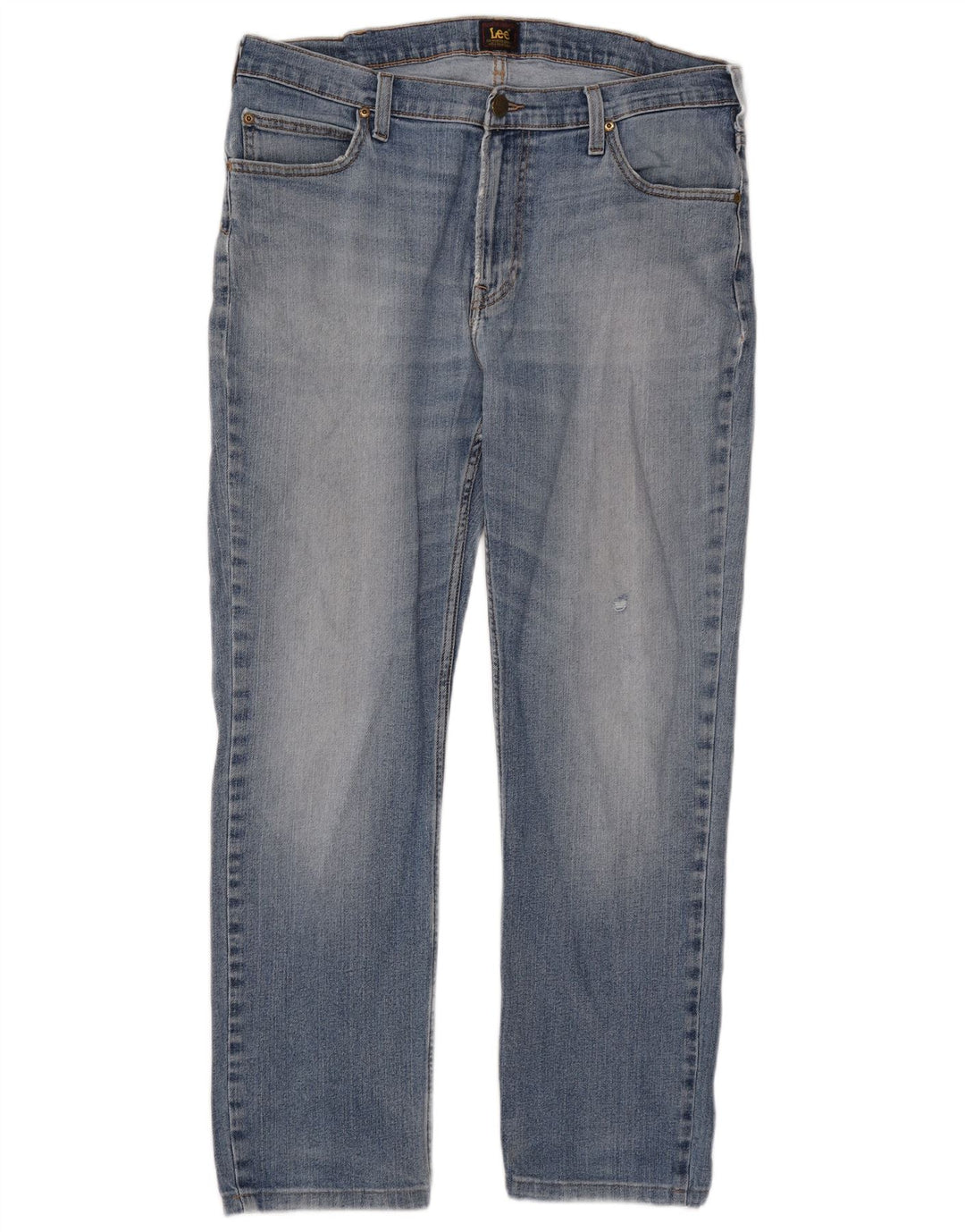 Lee Mens Rider Slim Jeans W36 L27 Blue Cotton