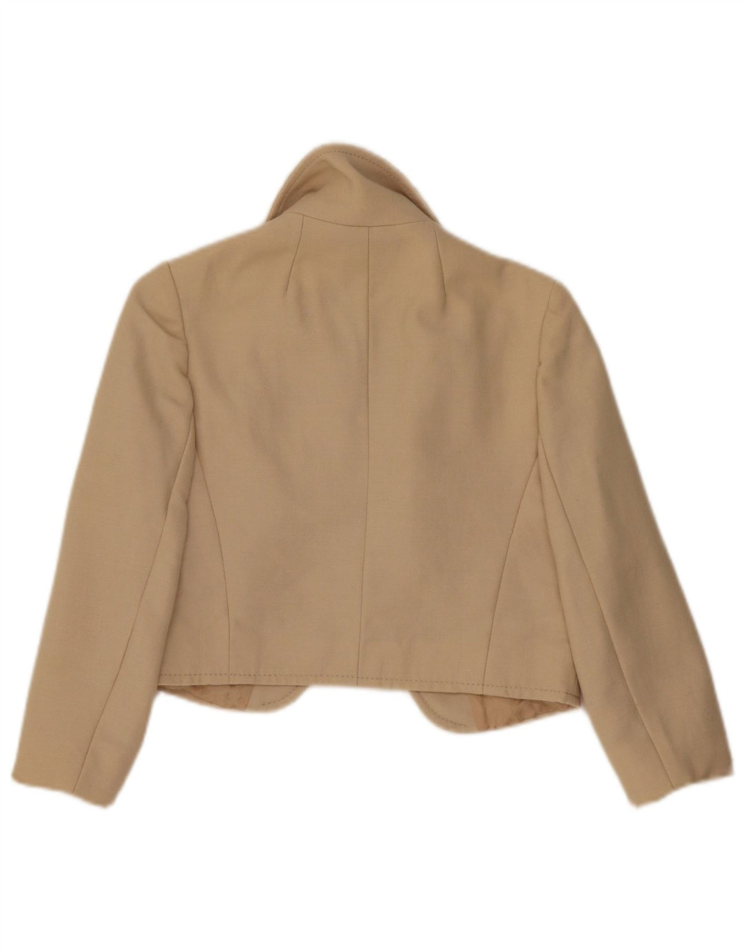 Vintage Womens 3/4 Sleeve Bolero Jacket IT 42 Medium Beige