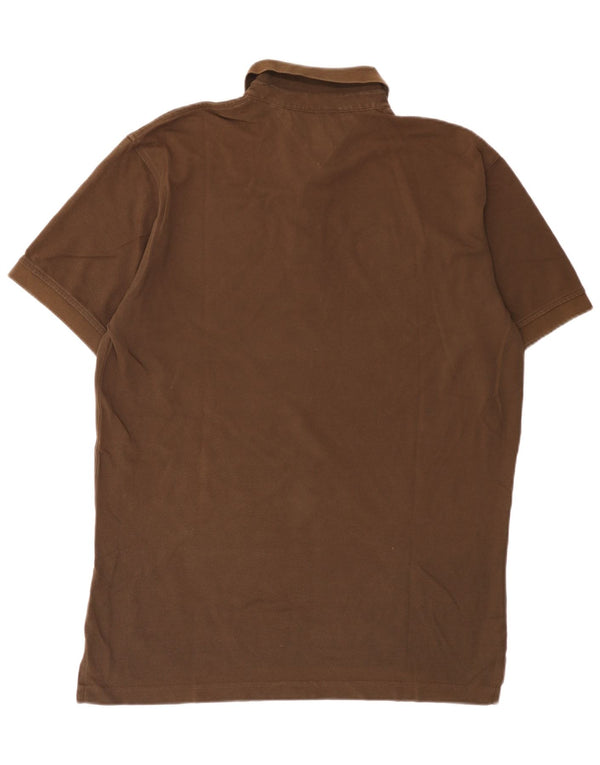 Tommy Hilfiger Mens Polo Shirt XL Brown Cotton