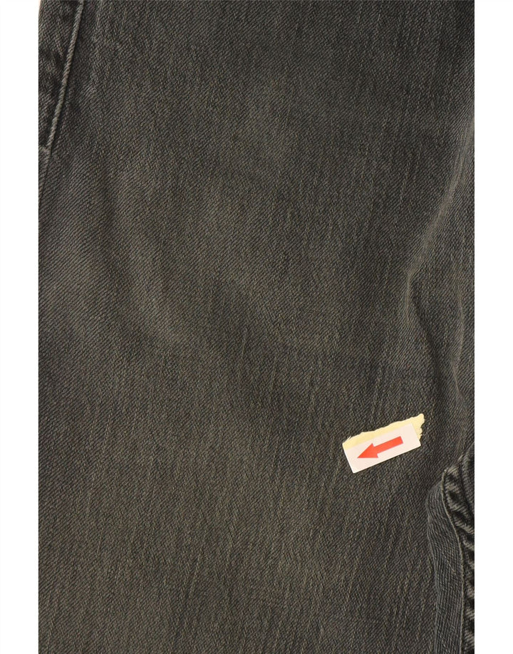 Levi's Womens Straight Jeans W31 L29 Grey Cotton