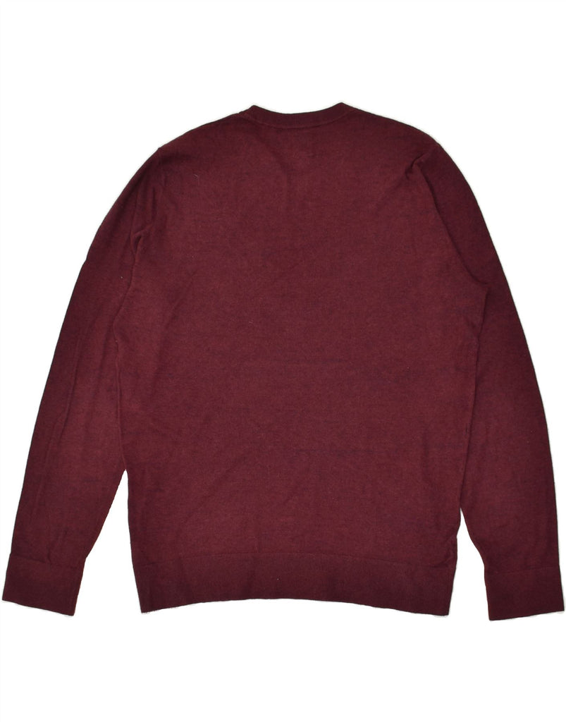 GAP Mens Sweatshirt Jumper Medium Maroon Cotton | Vintage Gap | Thrift | Second-Hand Gap | Used Clothing | Messina Hembry 