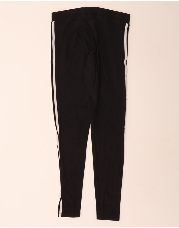 Adidas Womens Leggings UK 12 Medium Black