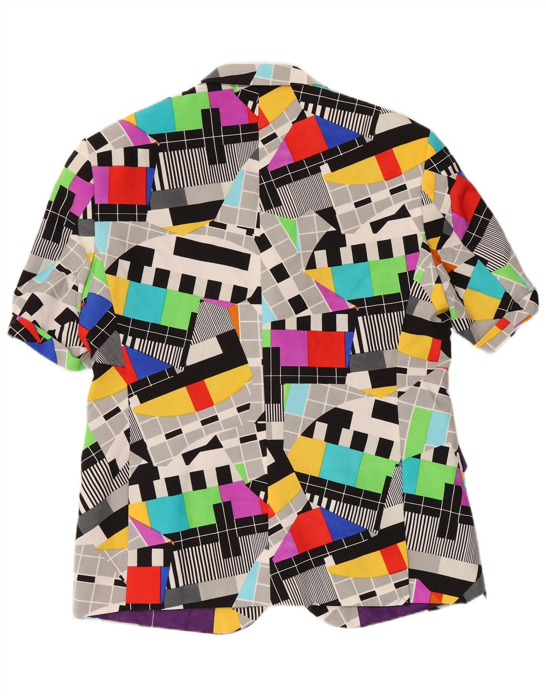 Opposuits Mens 2 Button Blazer Jacket UK 46 3XL Multicoloured Geometric