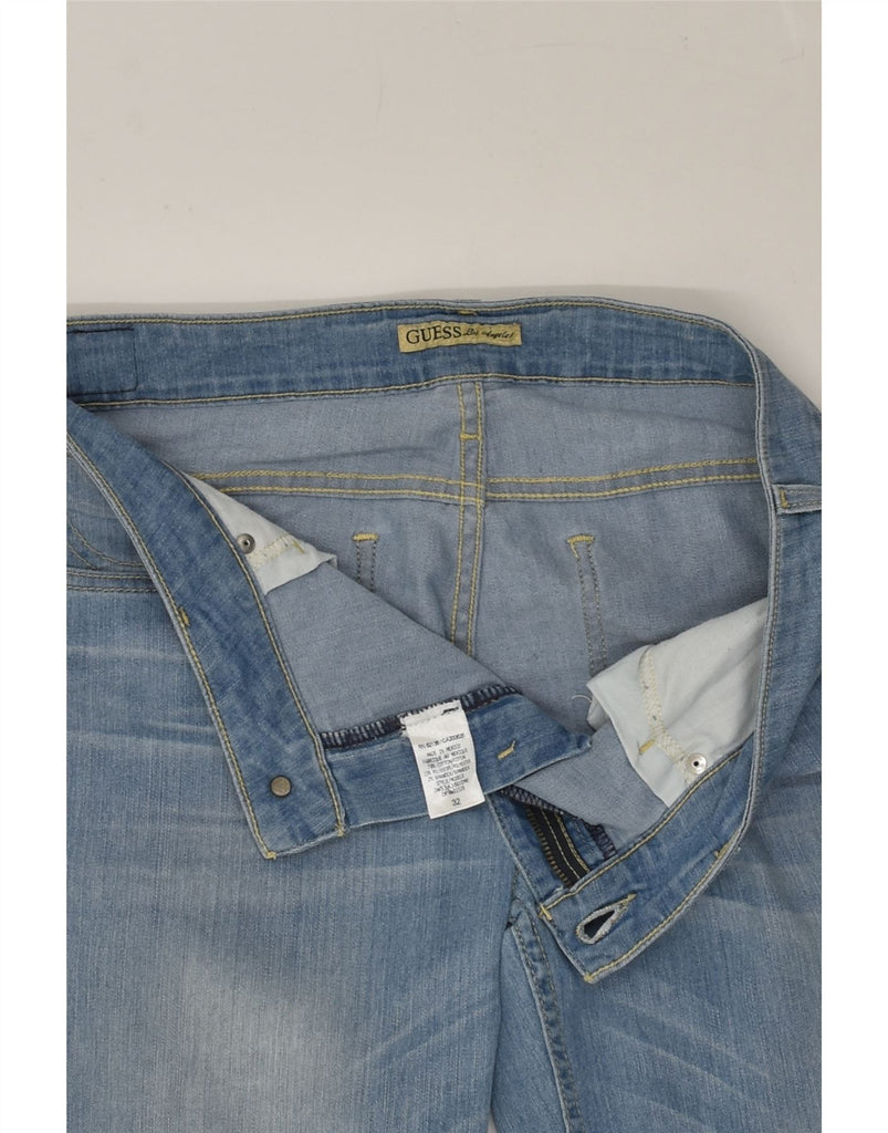 GUESS Womens Straight Jeans W32 L34 Blue Cotton | Vintage Guess | Thrift | Second-Hand Guess | Used Clothing | Messina Hembry 