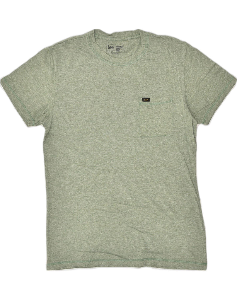 LEE Mens T-Shirt Top Medium Green Cotton | Vintage Lee | Thrift | Second-Hand Lee | Used Clothing | Messina Hembry 