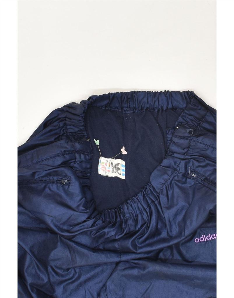 ADIDAS Mens Tracksuit Trousers Joggers W 30 Medium Navy Blue Polyamide | Vintage Adidas | Thrift | Second-Hand Adidas | Used Clothing | Messina Hembry 