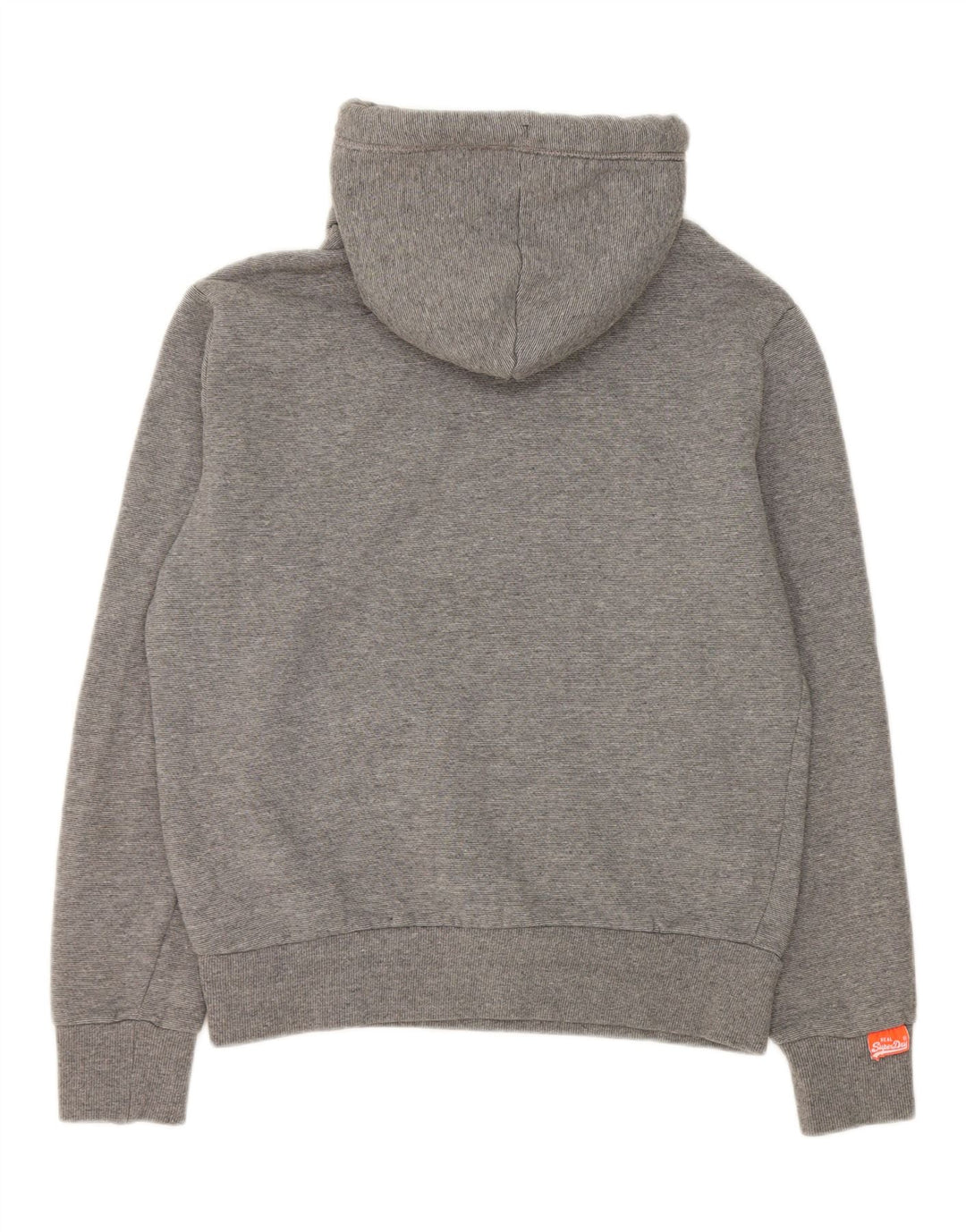 Superdry Mens Hoodie Jumper Medium Grey Cotton