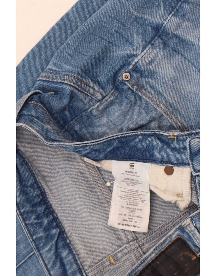 G-Star Womens Arc Slim Jeans W26 L31 Blue Cotton