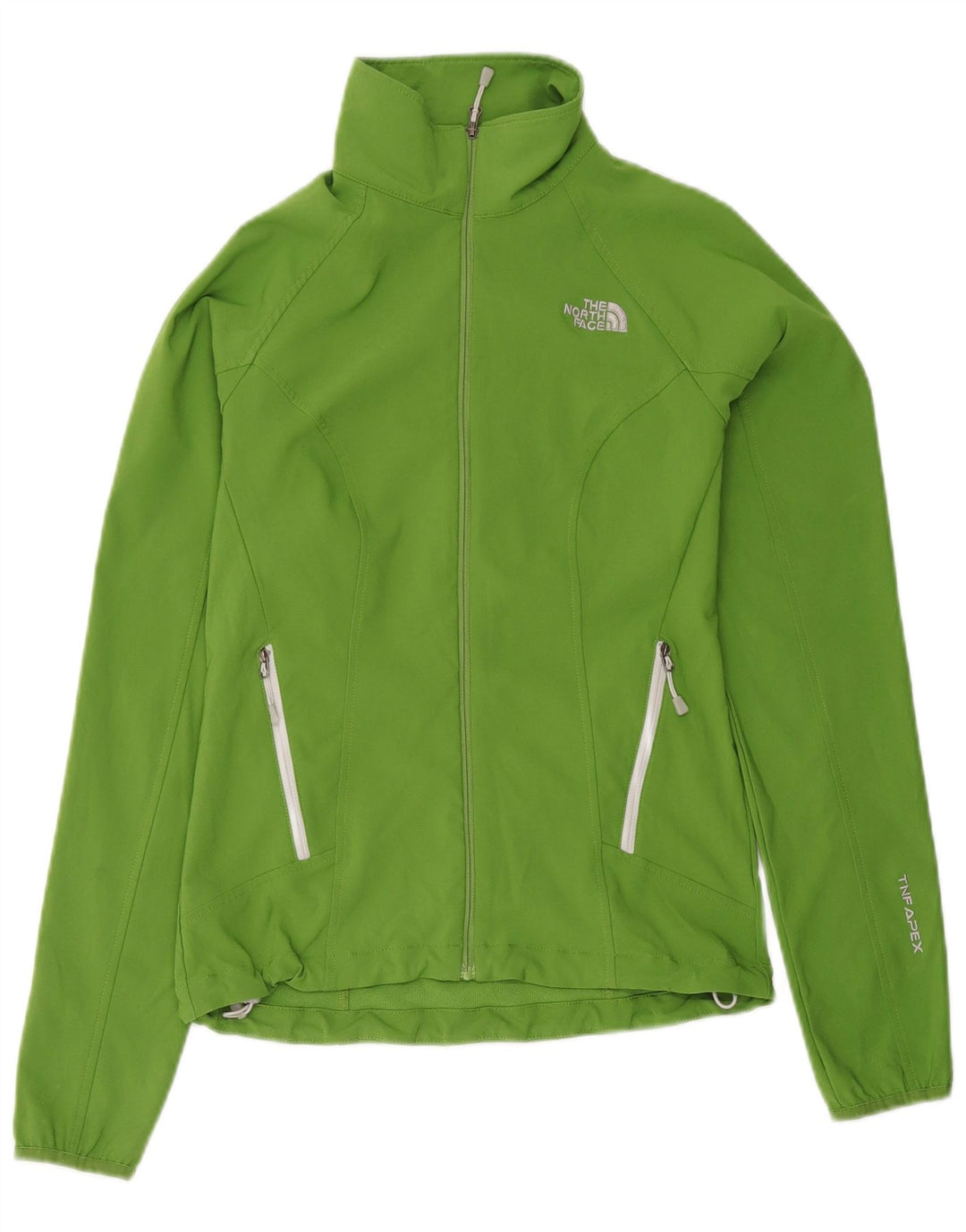 The North Face Womens Tracksuit Top Jacket UK 10 Small Green Polyester
