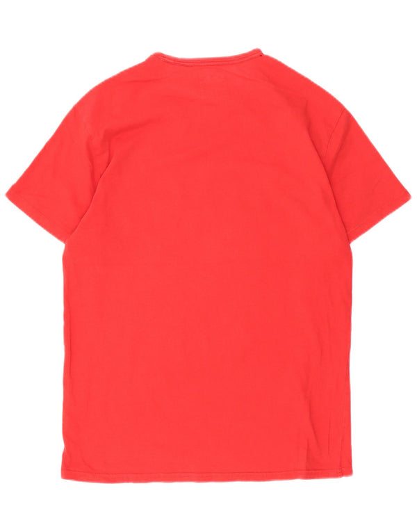 Levi's Mens 501 Standard Fit Graphic T-Shirt Top Small Red Cotton