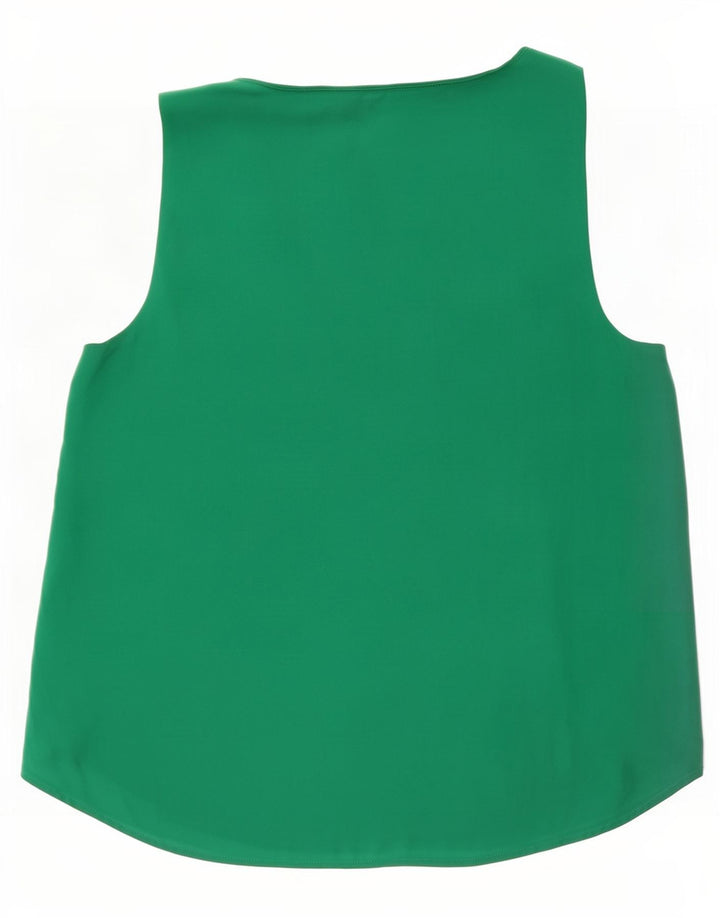 Oasis Womens Vest Top UK 16 Large Green Polyester