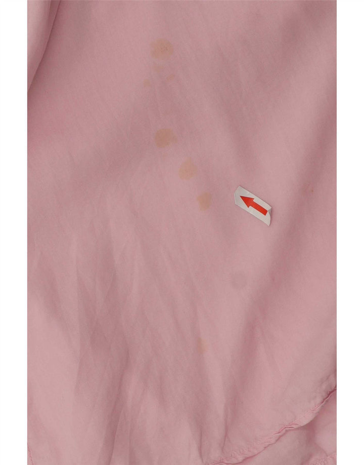 Zara Womens Oversized Shirt UK 6 XS Pink Lyocell