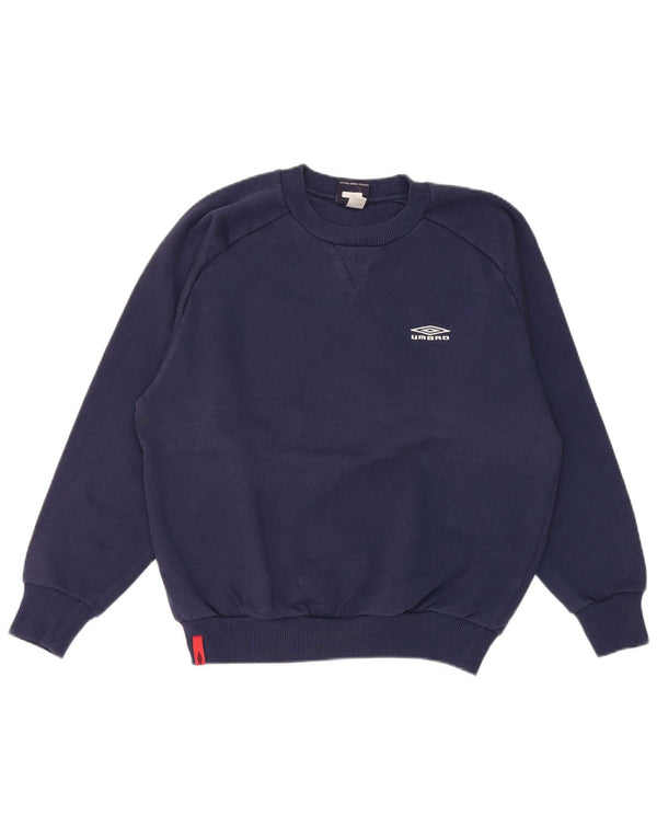 Umbro Boys Sweatshirt Jumper 12-13 Years XL Navy Blue Polyester