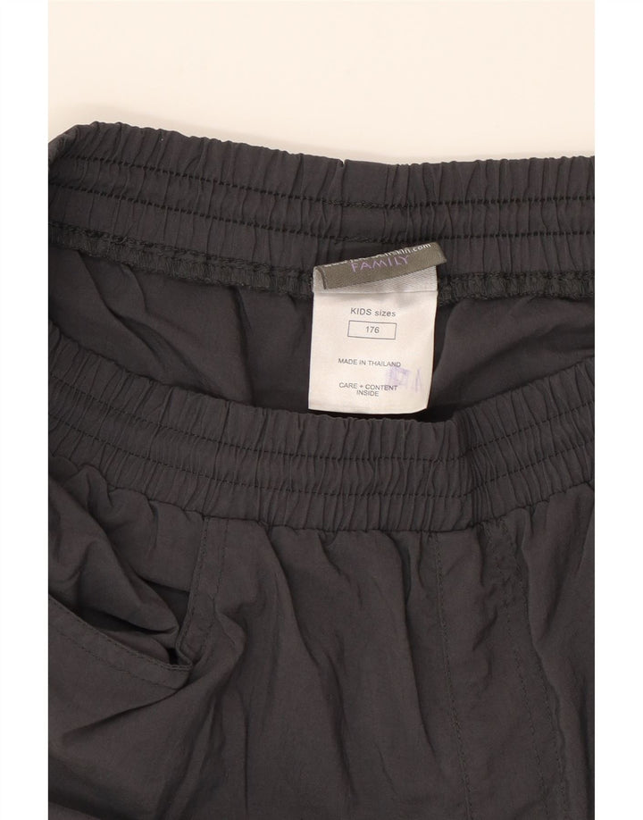JACK WOLFSKIN Boys Capri Cargo Trousers 15-16 Years  Grey Colourblock Vintage Jack Wolfskin and Second-Hand Jack Wolfskin from Messina Hembry 
