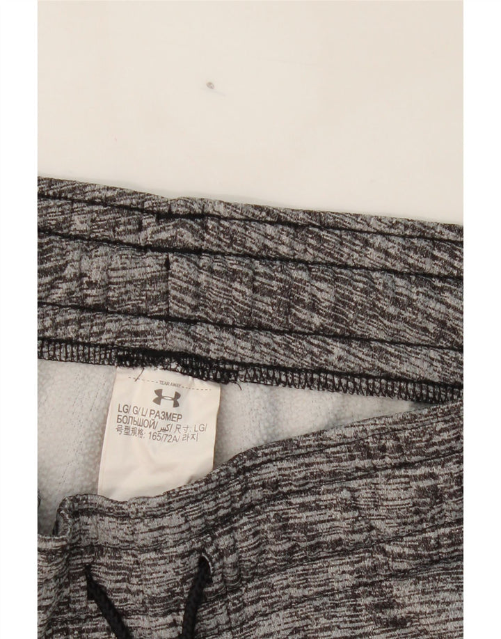 UNDER ARMOUR Mens Tracksuit Trousers Large  Grey Flecked Polyester Vintage Under Armour and Second-Hand Under Armour from Messina Hembry 