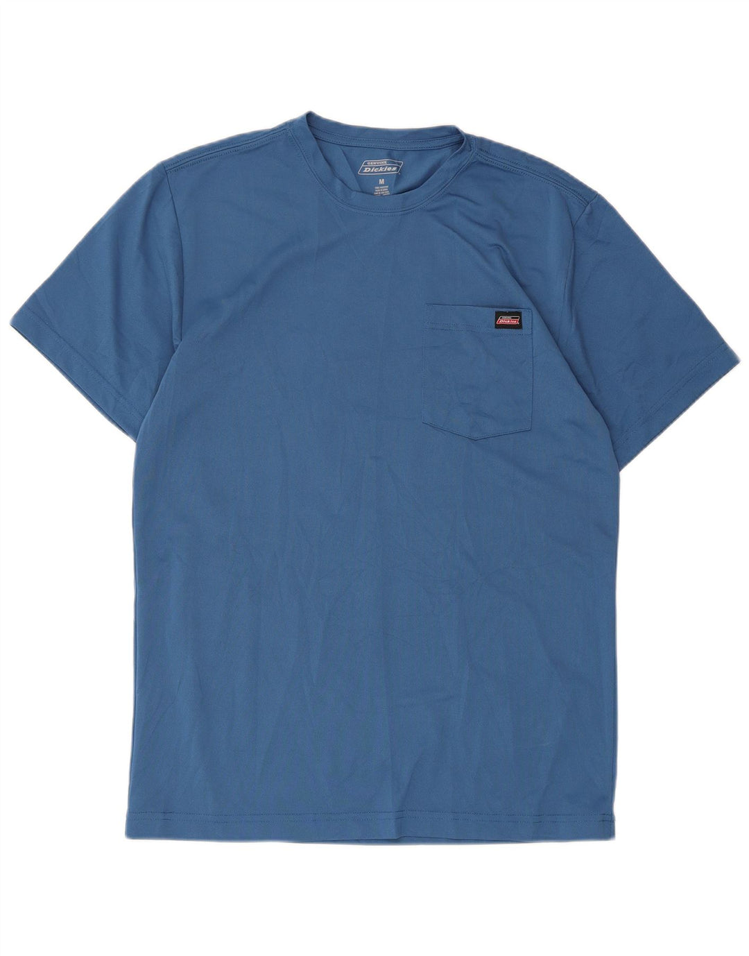 DICKIES Mens T-Shirt Top Medium Blue Polyester