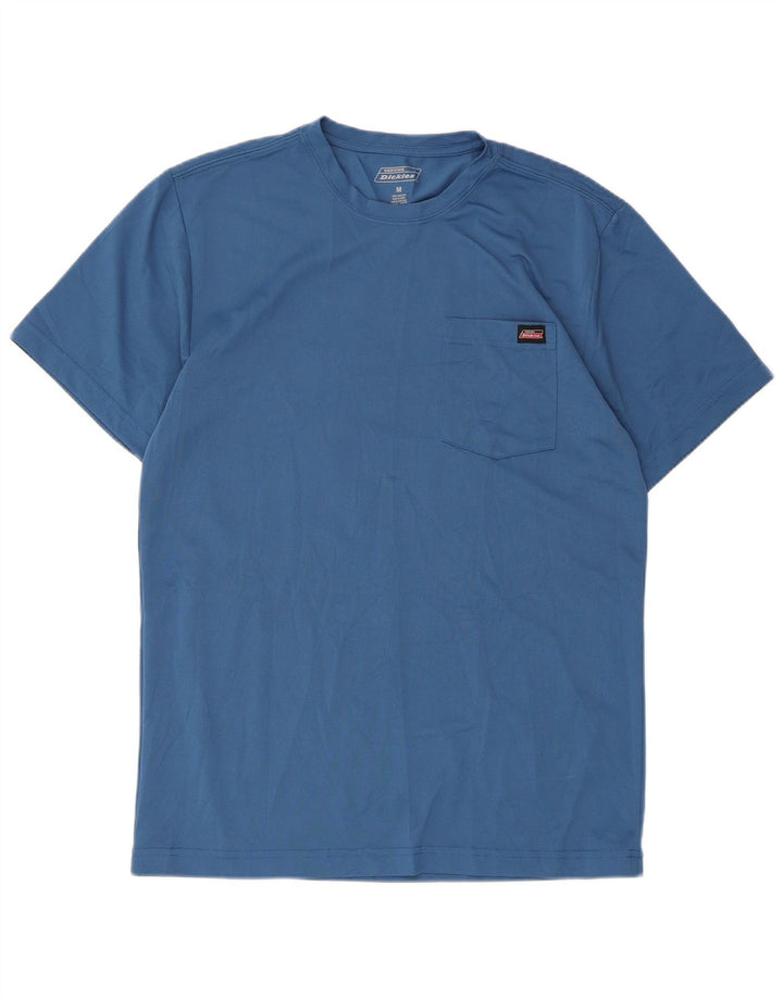 DICKIES Mens T-Shirt Top Medium Blue Polyester