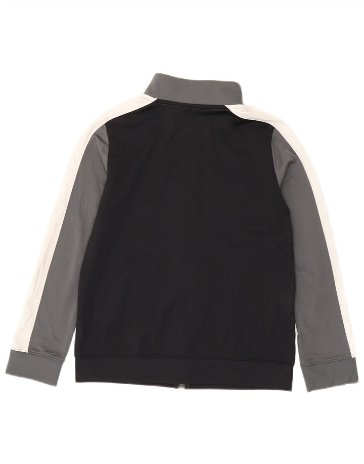 Under Armour Boys Tracksuit Top Jacket 9-10 Years Medium Grey Colourblock