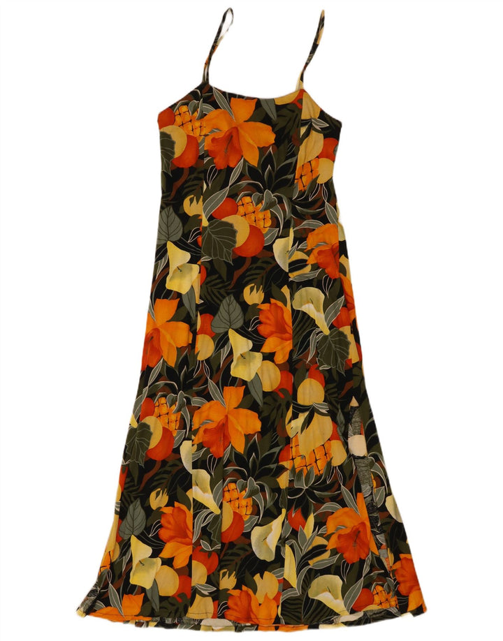 VINTAGE Womens Sundress EU 38 Medium Multicoloured Floral