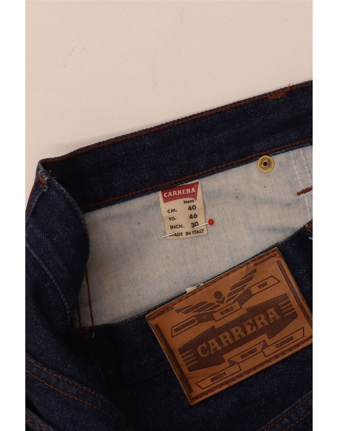 CARRERA Womens Tapered Jeans W30 L28 Navy Blue Cotton