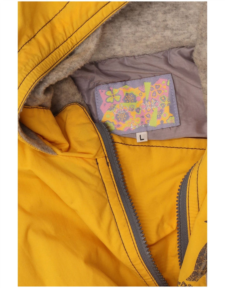 Mens Graphic Hooded Anorak Jacket UK 40 Large