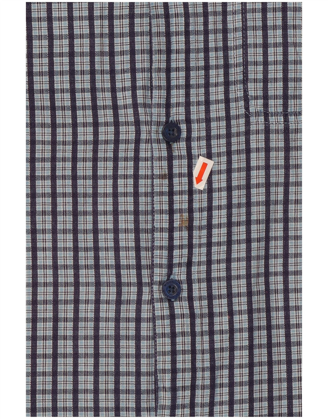 Mountain Warehouse Mens Short Sleeve Shirt Large Blue Check