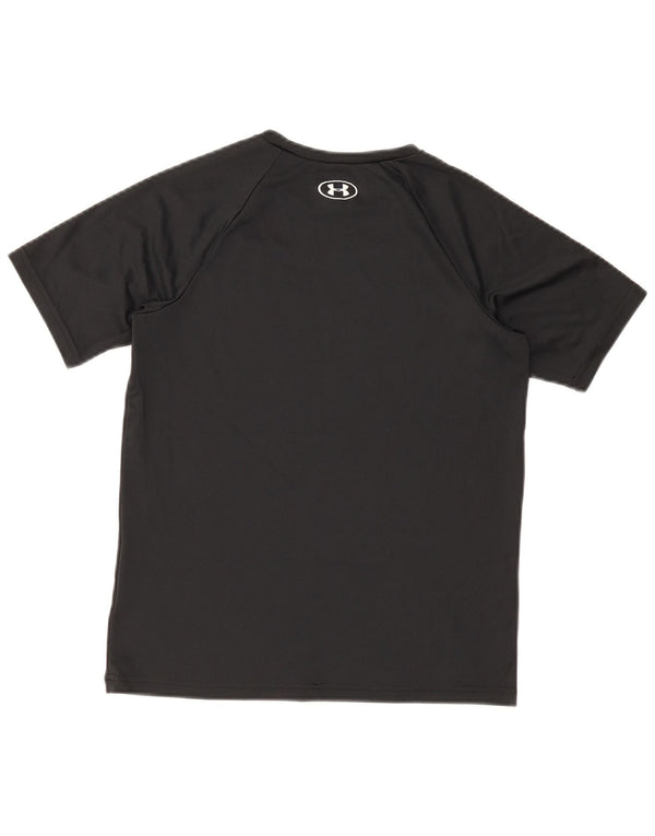 Under Armour Boys Heat Gear Graphic T-Shirt Top 11-12 Years Large  Black