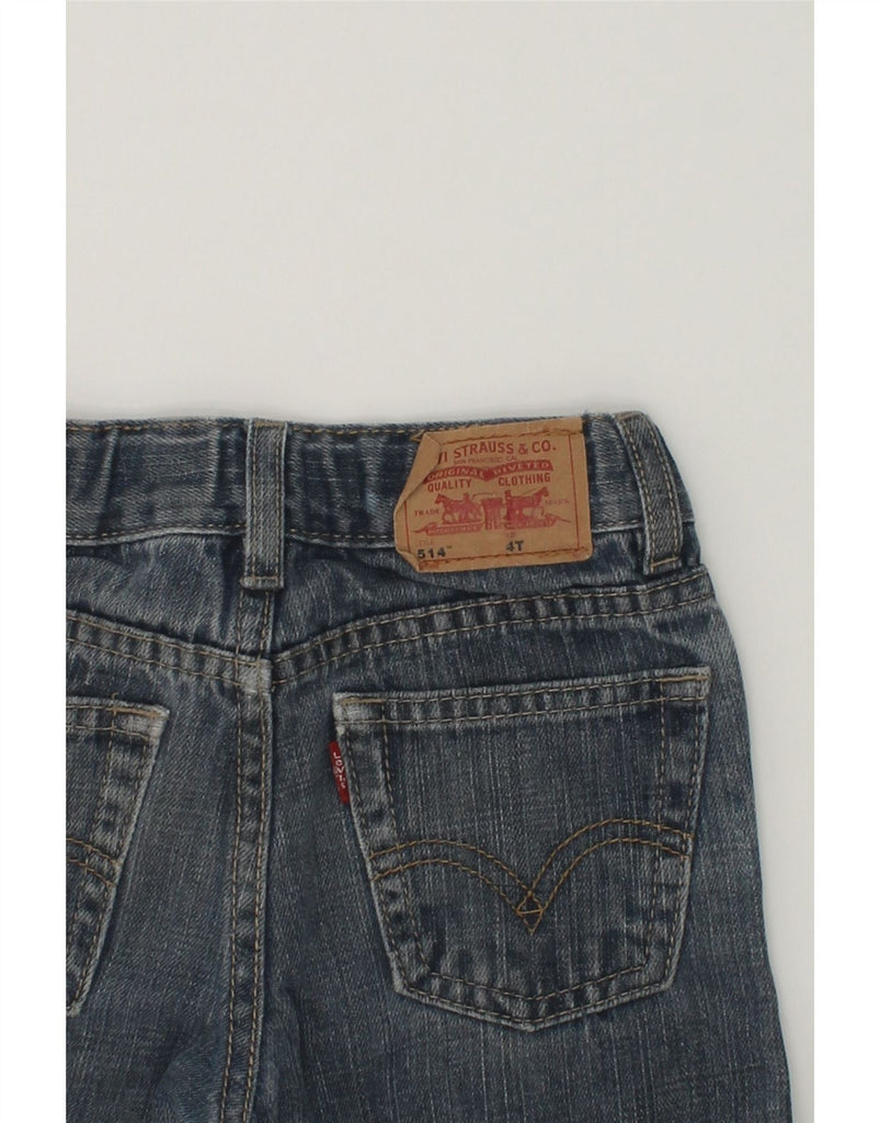 LEVI'S Boys 514 Slim Straight Jeans 3-4 Years W20 L15 Blue Cotton | Vintage Levi's | Thrift | Second-Hand Levi's | Used Clothing | Messina Hembry 