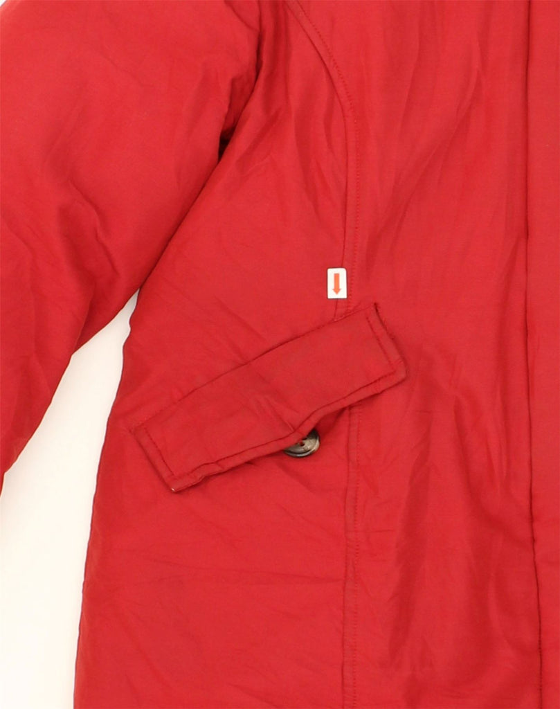 GAS Womens Hooded Padded Jacket EU 44 XL Red Polyester | Vintage Gas | Thrift | Second-Hand Gas | Used Clothing | Messina Hembry 