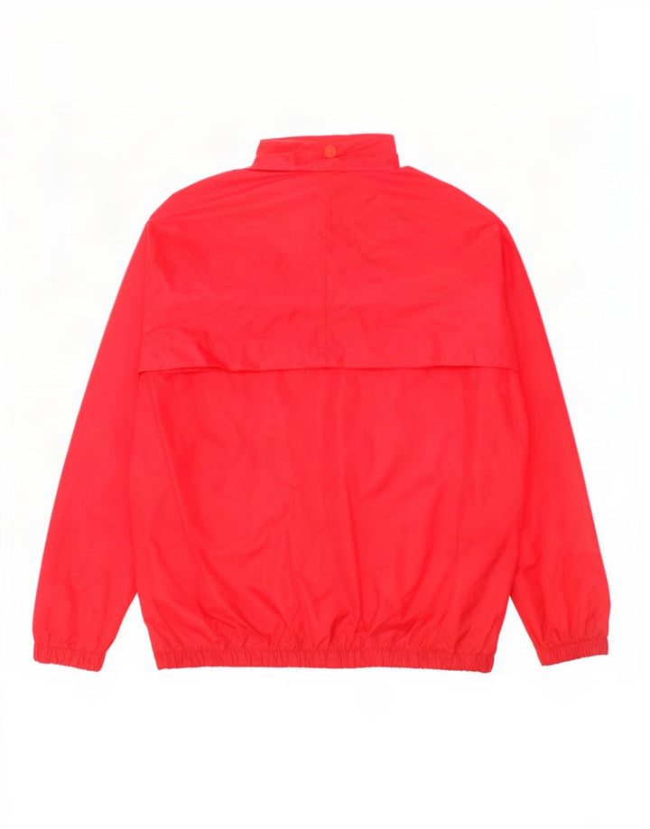 Champion Boys Hooded Rain Jacket 7-8 Years Small Red
