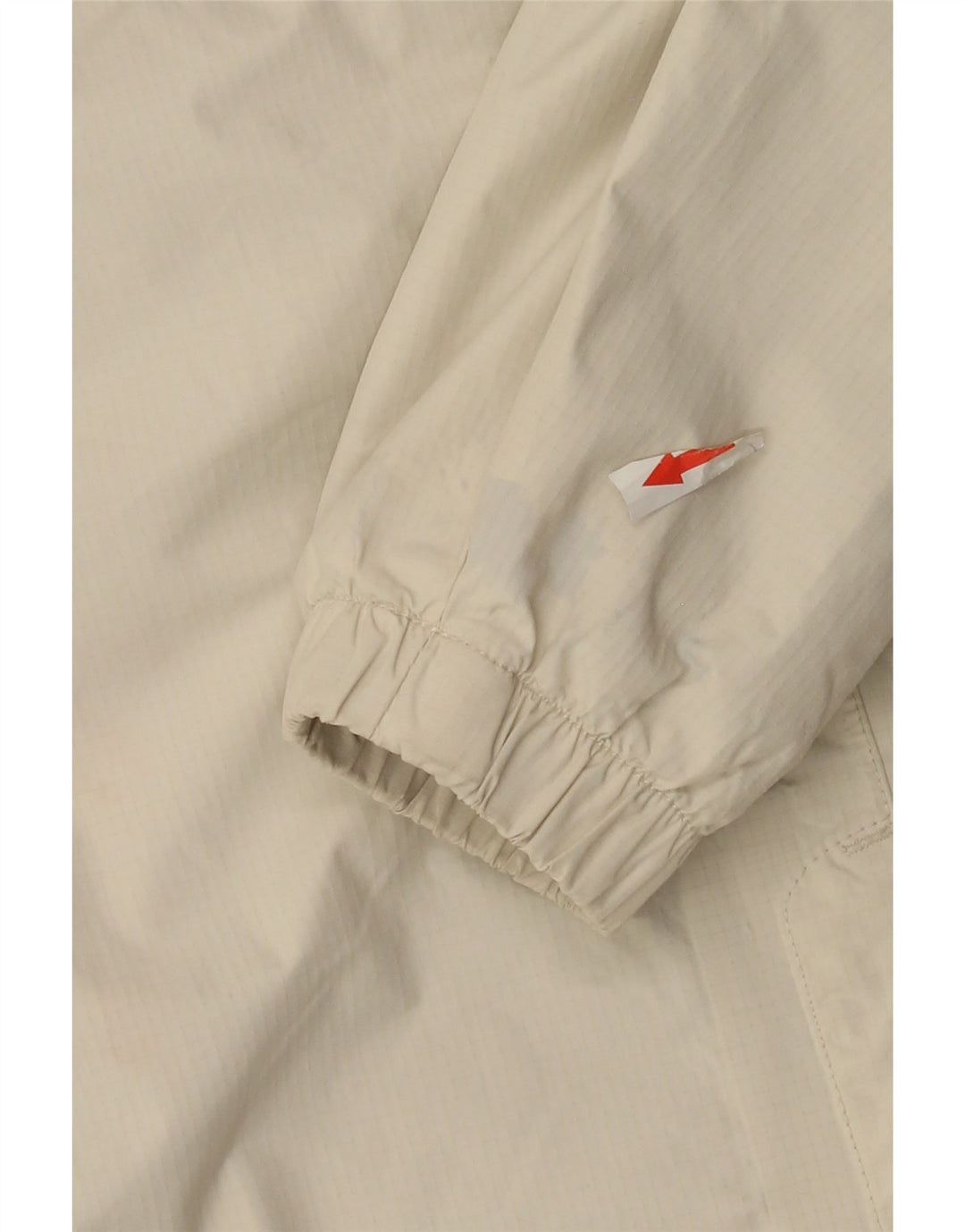The North Face Womens Hooded Rain Jacket UK 14 Medium Beige Nylon