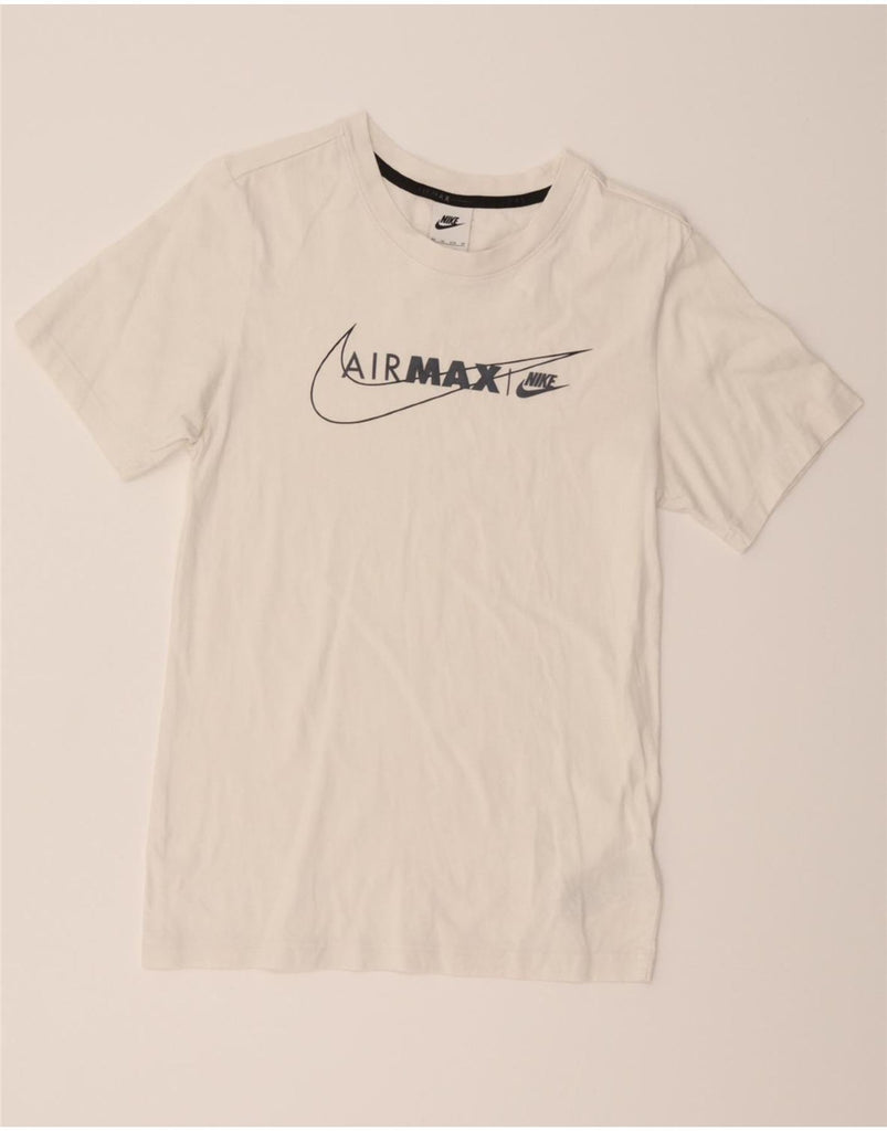 NIKE Mens Graphic T-Shirt Top XS White Cotton Vintage Nike and Second-Hand Nike from Messina Hembry 