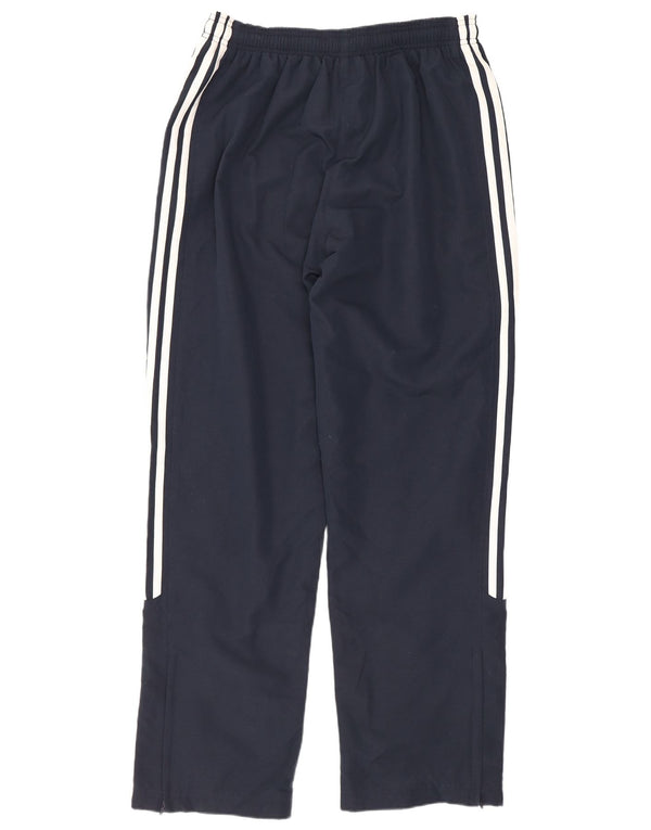 Adidas Womens Tracksuit Trousers UK 12 Medium Navy Blue Polyester Sports