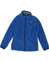 L.L.BEAN Boys Fleece Jacket 10-11 Years Medium Blue Polyester