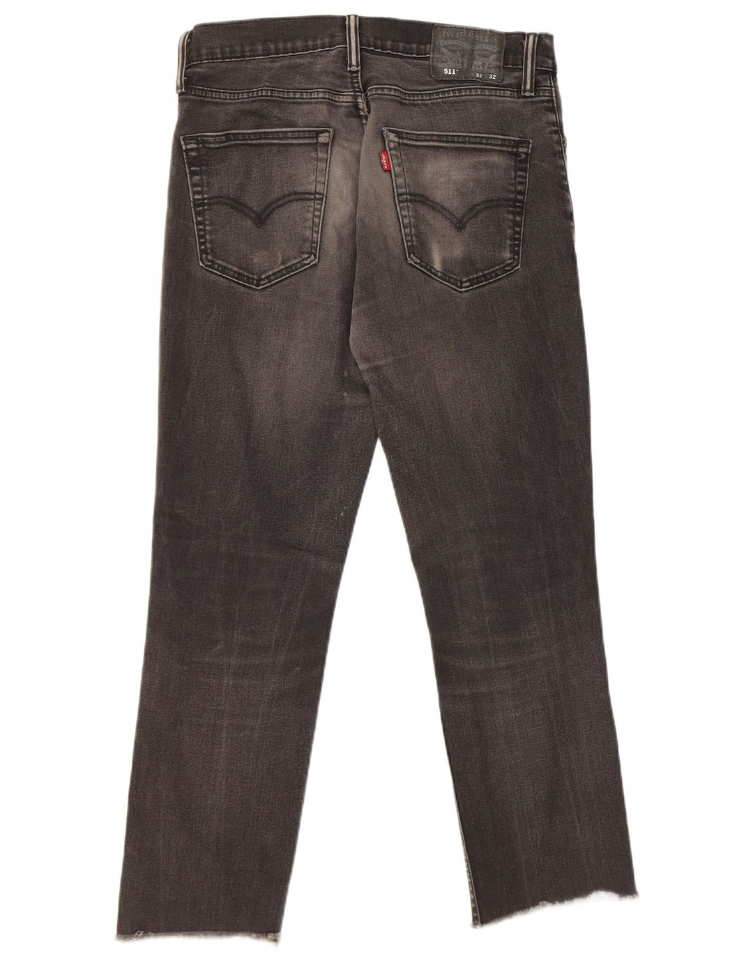 Levi's Mens 511 Slim Jeans W32 L27 Black Cotton