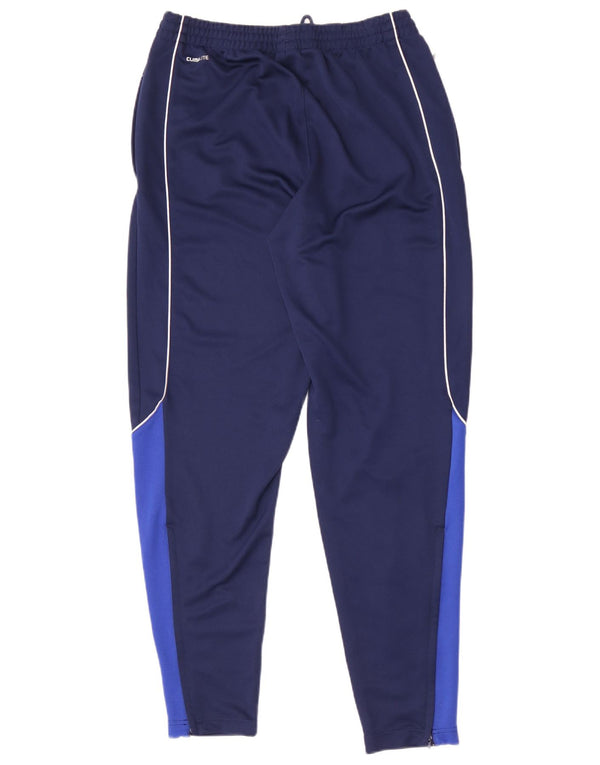 Adidas Mens Climalite Tracksuit Trousers Medium Navy Blue Colourblock