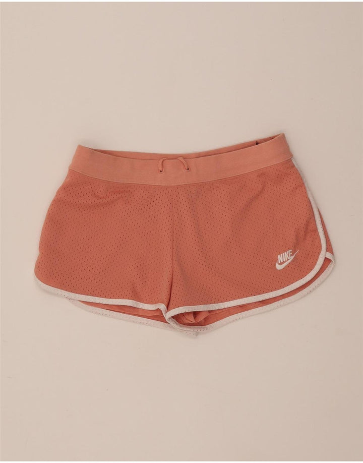 NIKE Womens Sport Shorts UK 12 Medium  Pink Polyester Vintage Nike and Second-Hand Nike from Messina Hembry 