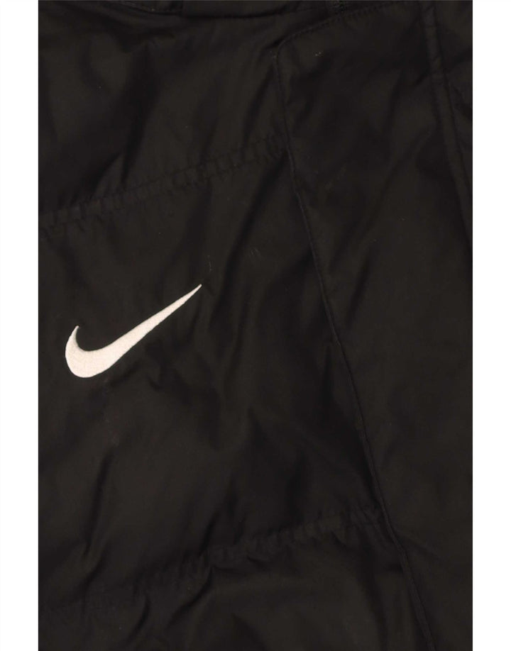 Nike Mens Storm-Fit Hooded Padded Jacket UK 40 Large Black Polyester