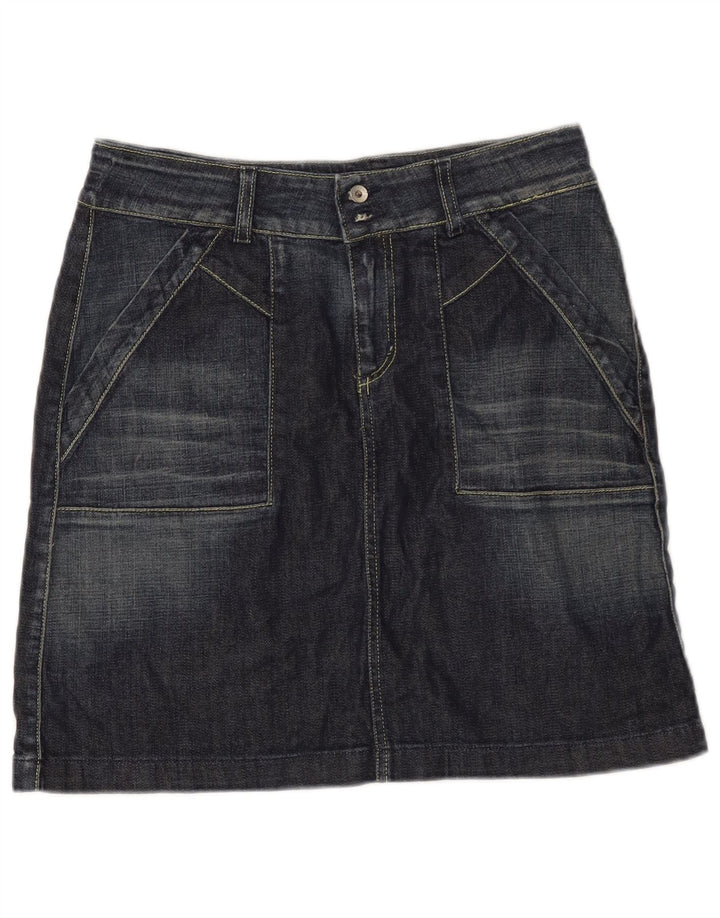 BEN SHERMAN Womens Denim Skirt Medium W30  Navy Blue Cotton