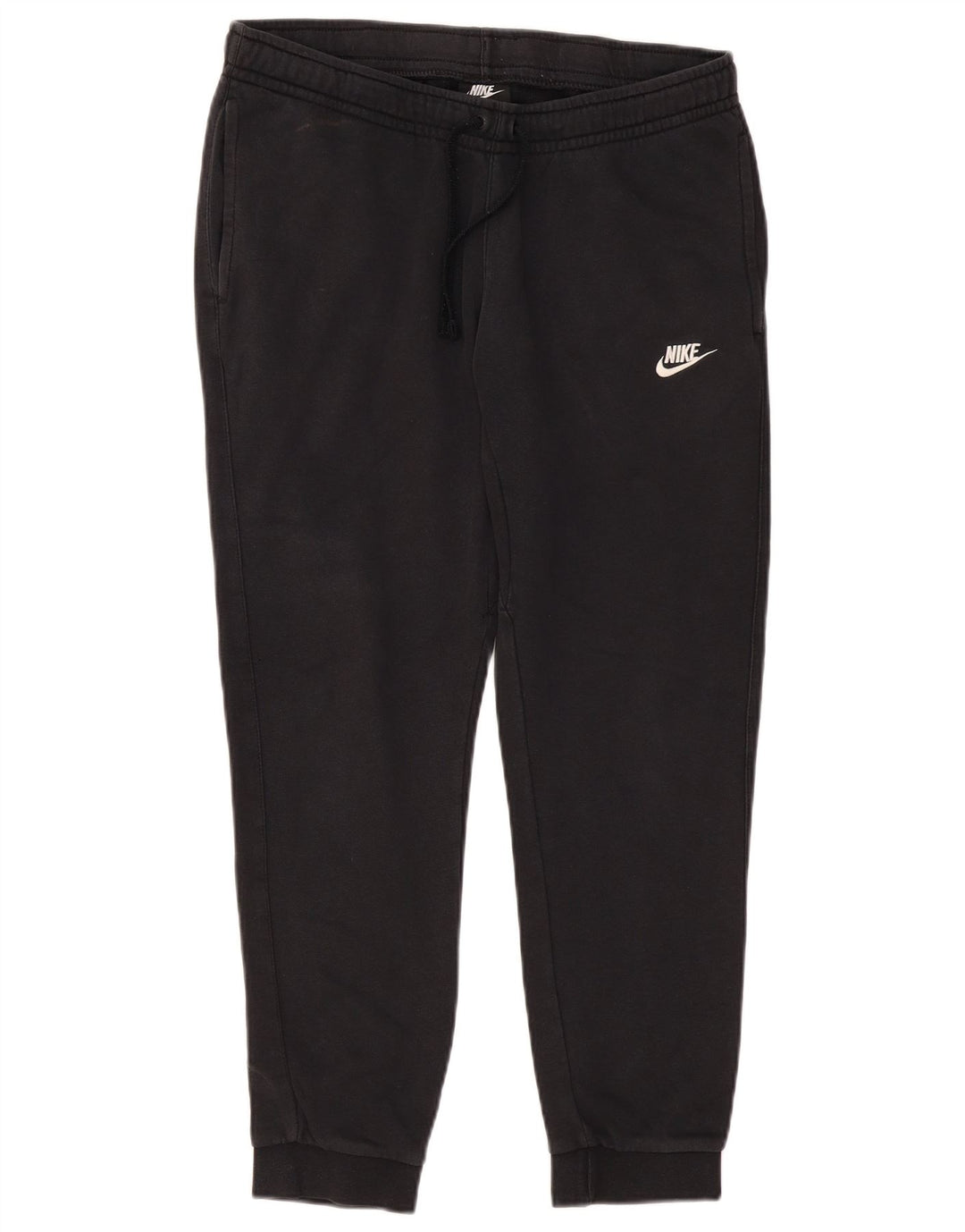 NIKE Mens Tracksuit Trousers Joggers Large  Black Cotton