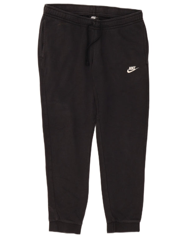 NIKE Mens Tracksuit Trousers Joggers Large  Black Cotton
