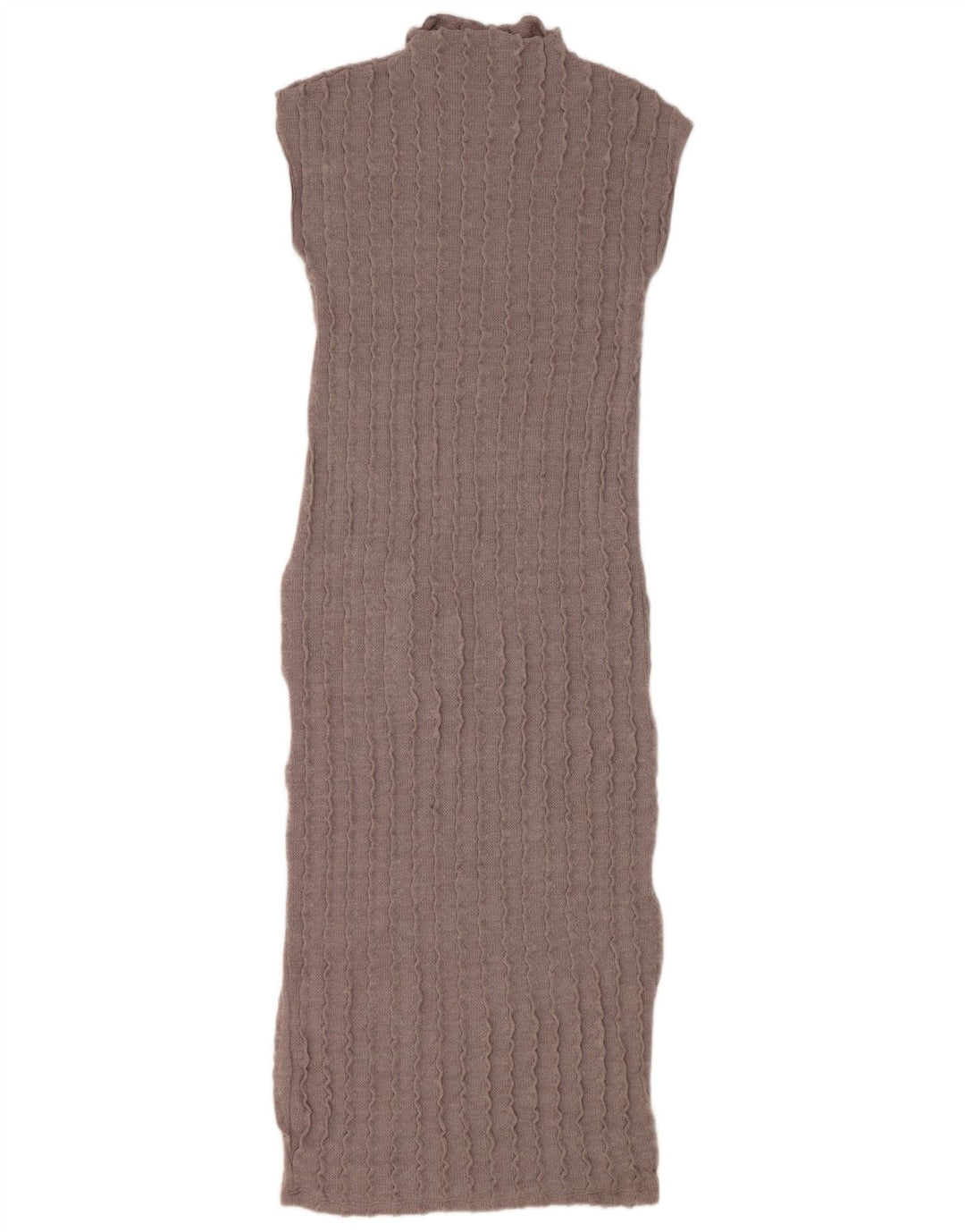 Zara Womens Maxi Sleeveless Jumper Dress UK 12 Medium Grey
