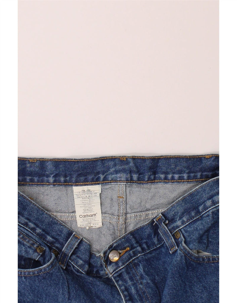 CARHARTT Mens Relaxed Fit Straight Jeans W40 L32 Blue Cotton Vintage Carhartt and Second-Hand Carhartt from Messina Hembry 