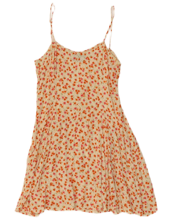 Onyx Womens Sundress UK 4 XS Beige Floral