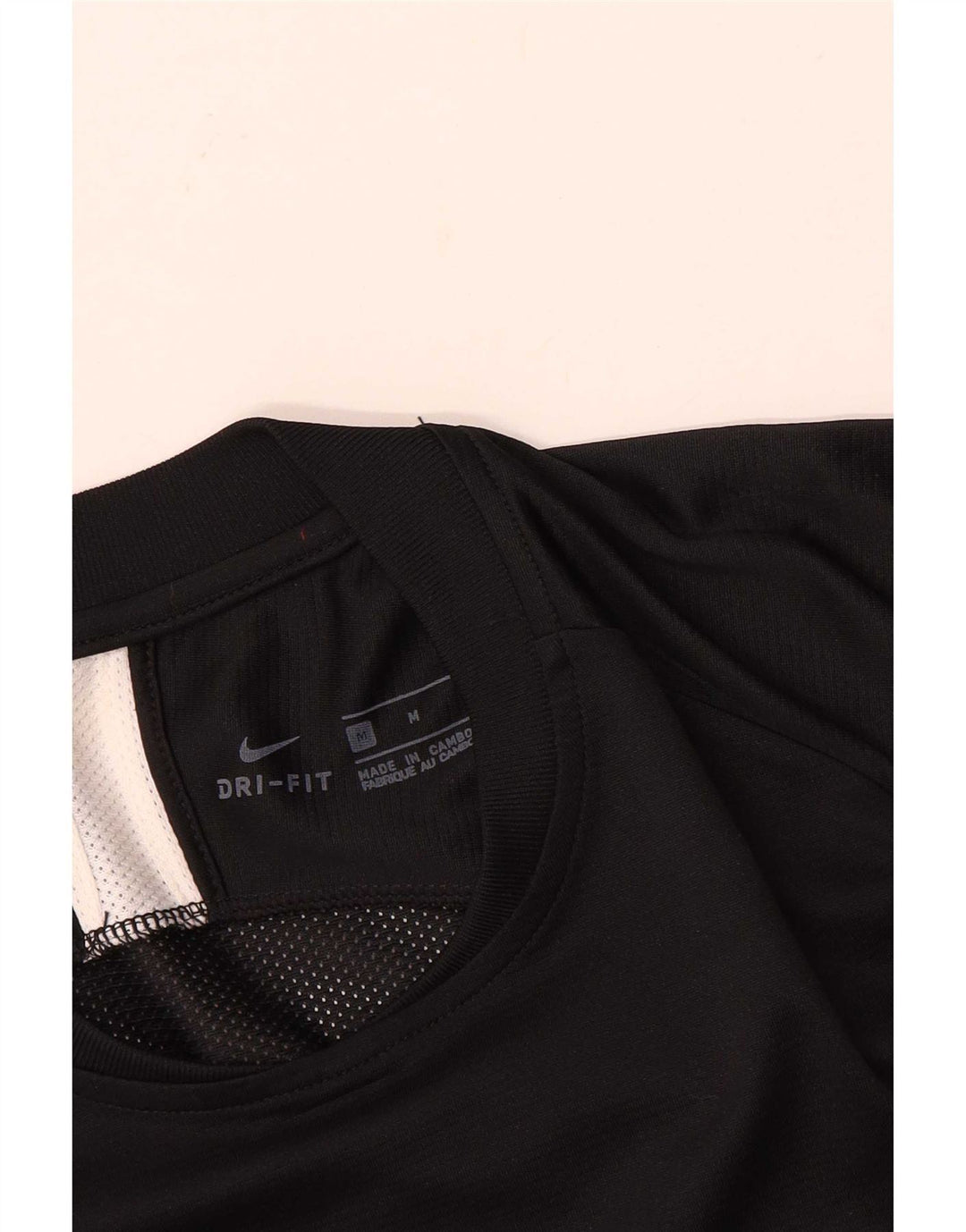 Nike Mens Dri Fit Tracksuit Top Medium Black Colourblock
