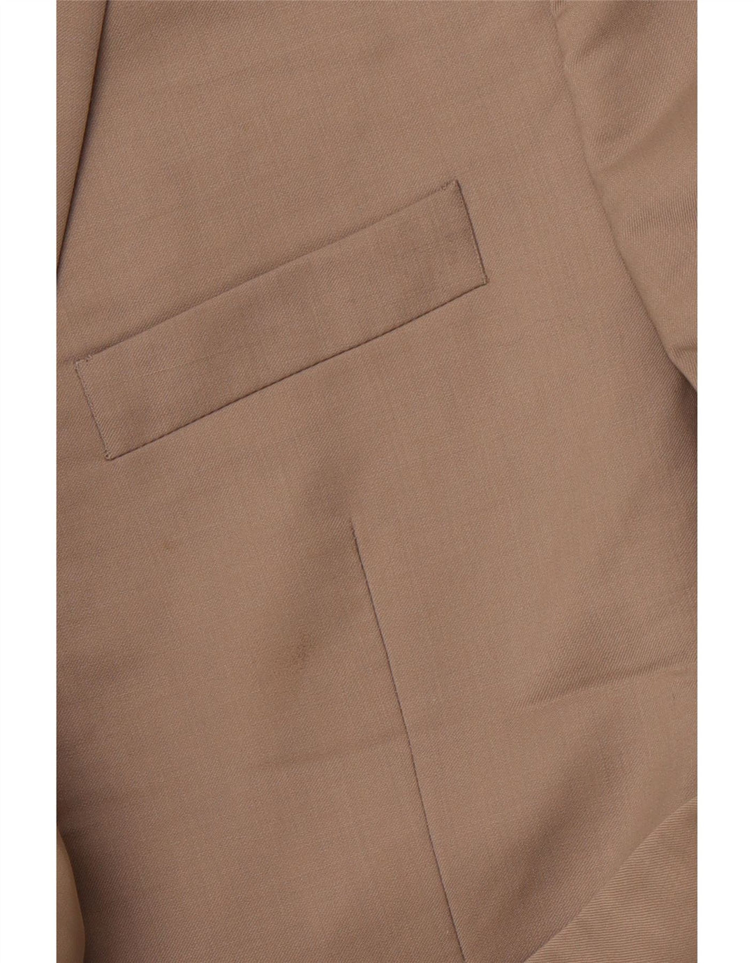 RALPH LAUREN Mens 2 Button Blazer Jacket UK 44 2XL Beige Wool