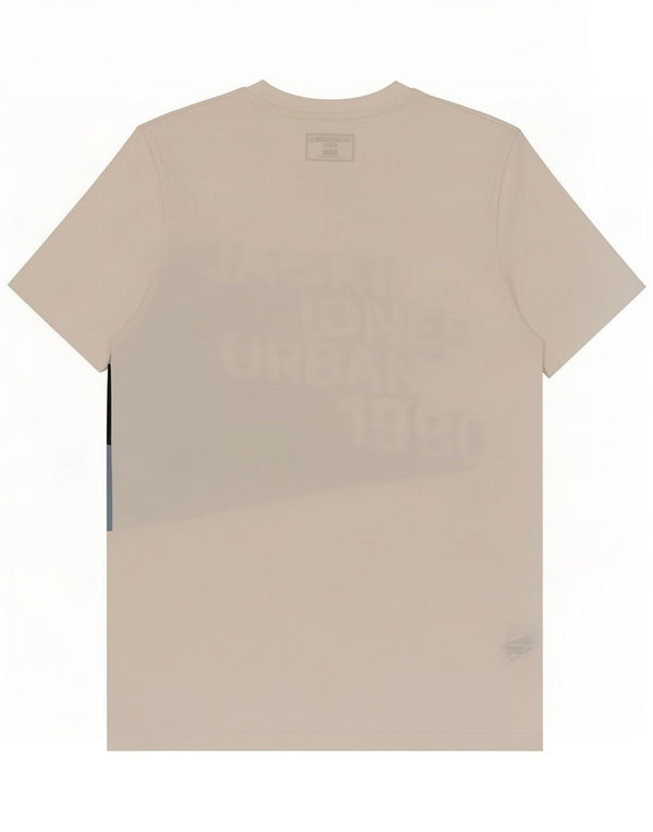 Jack & Jones Mens Slim Fit Graphic T-Shirt Top Medium White Cotton