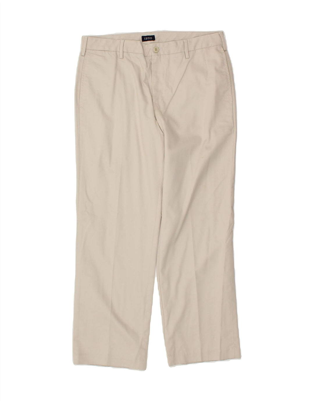 IZOD Mens Straight Chino Trousers W33 L29  Beige Cotton Vintage Izod and Second-Hand Izod from Messina Hembry 
