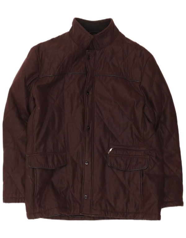 Douglas Mens Windbreaker Jacket UK 44 2XL Burgundy