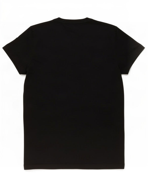 Tommy Hilfiger Mens T-Shirt Top Medium Black Cotton